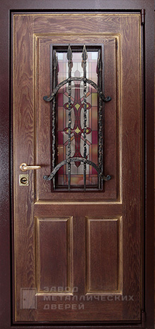 Фото «Дверь с ковкой №20» в Подольску