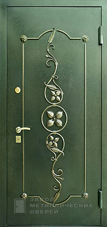 Фото «Дверь с ковкой №1» в Подольску
