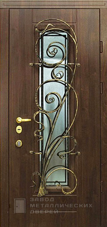 Фото «Дверь с ковкой №17» в Подольску
