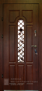 Фото «Дверь с ковкой №10»  в Подольску