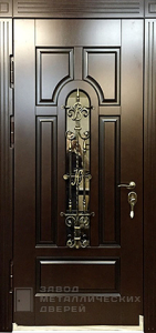 Фото «Дверь с ковкой №16»  в Подольску