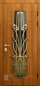 Фото «Дверь с ковкой №9» в Подольску