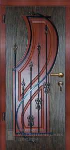 Фото «Дверь с ковкой №8»  в Подольску