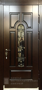 Фото «Дверь с ковкой №16» в Подольску