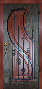 Фото «Дверь с ковкой №8» в Подольску