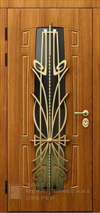 Фото «Дверь с ковкой №9»  в Подольску