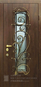 Фото «Дверь с ковкой №17» в Подольску