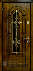 Фото «Дверь с ковкой №11»  в Подольску